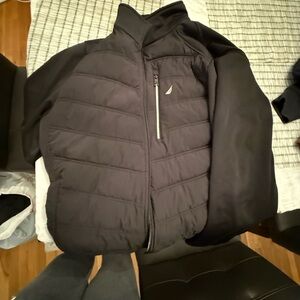 Nautica Men's Dark Puffer Jacket